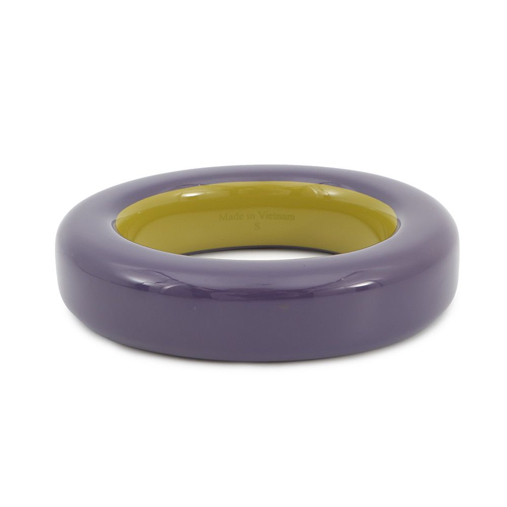 Hermes Bracelet Lacquer Wood Purple Green — view 3