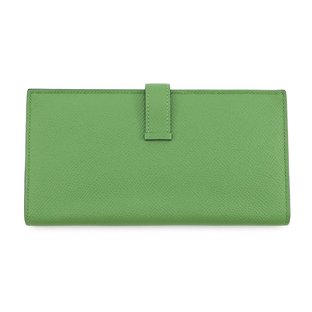 Hermes Wallet Bearn Souffle Vert Yucca Gold Epsom Veil — view 3