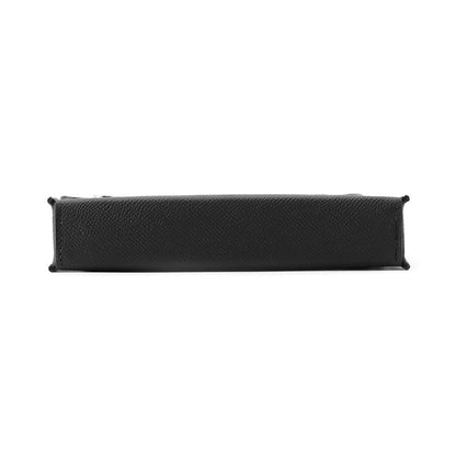 Hermes Shoulder Wallet Nap to Go Black Silver Epsom — view 3