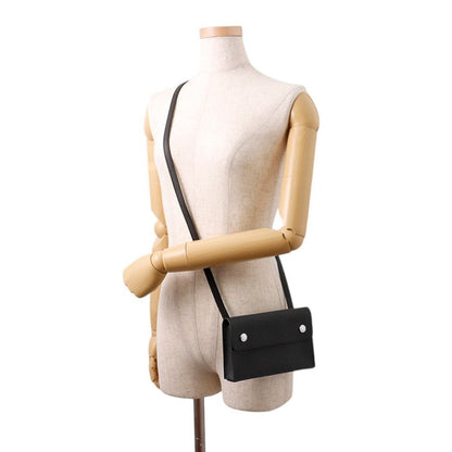 Hermes Shoulder Wallet Nap to Go Black Silver Epsom — view 4