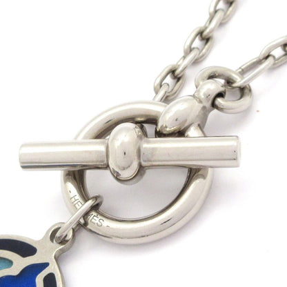 Hermes Necklace Helios Silver Blue — view 4