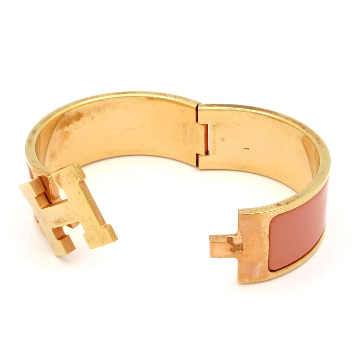 Hermes Bangle Clic Clac Gold Pink — view 5