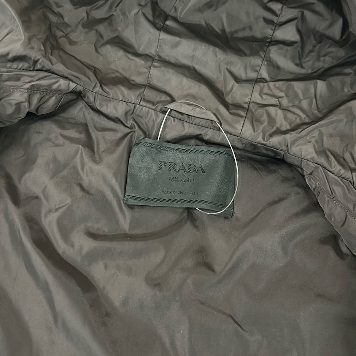 Prada Jacket 38 S Dark Brown Long Sleeve Hood — view 8