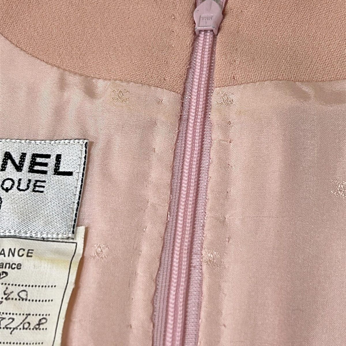 Chanel Dress 42 L Pink Collection 28 Sleeveless Back — view 7