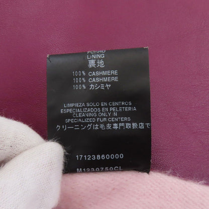 Loewe Anagram Scarf Lambskin Cashmere Purple Pink — view 7