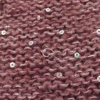 Louis Vuitton Monogram Sequin Scarf Mohair Nylon Cotton Boldpurple — view 5
