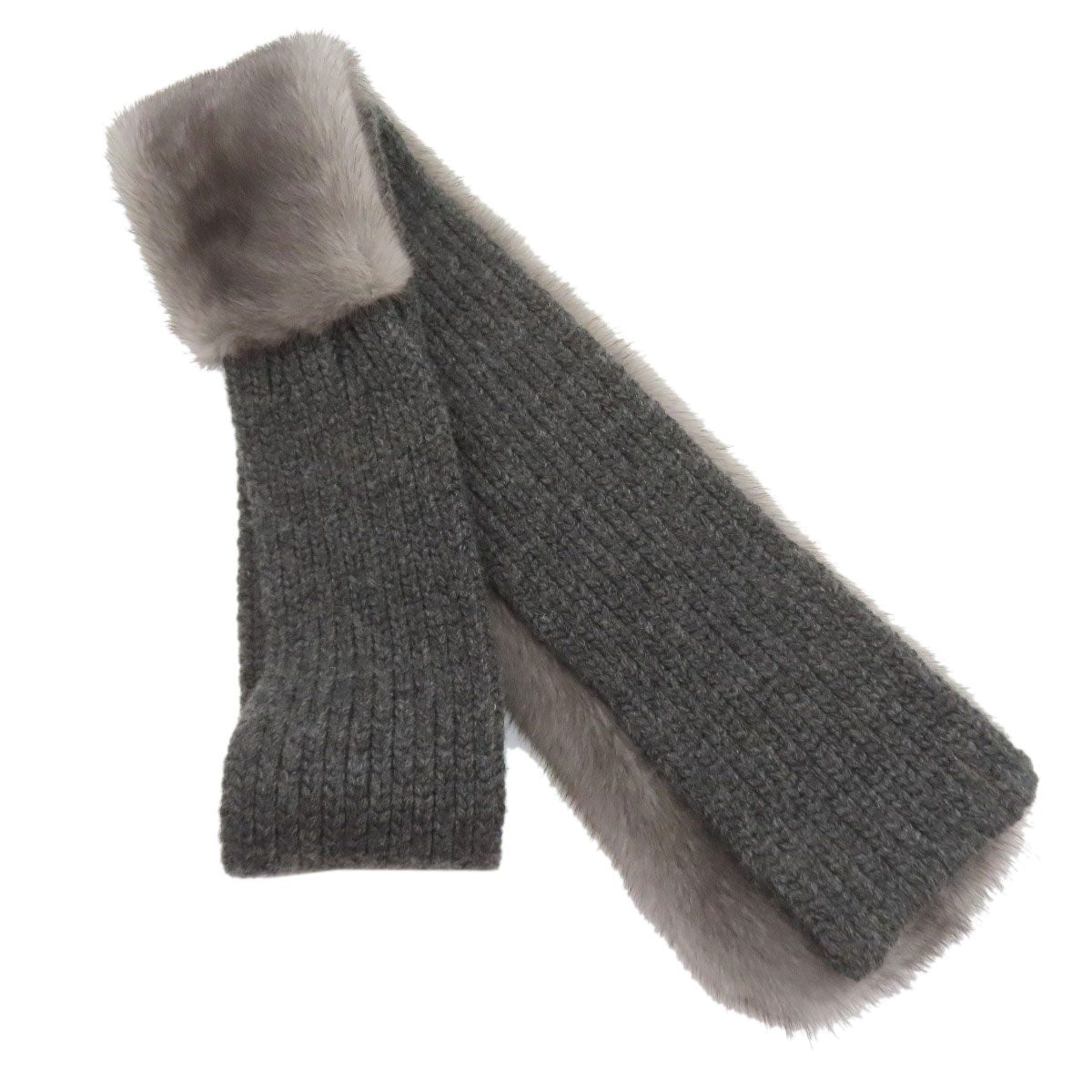 Prada Fur Scarf Wool — view 2