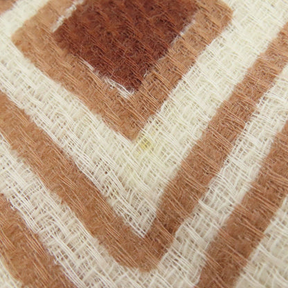Chanel CC Logo Shawl Wool Yellow Beige — view 7
