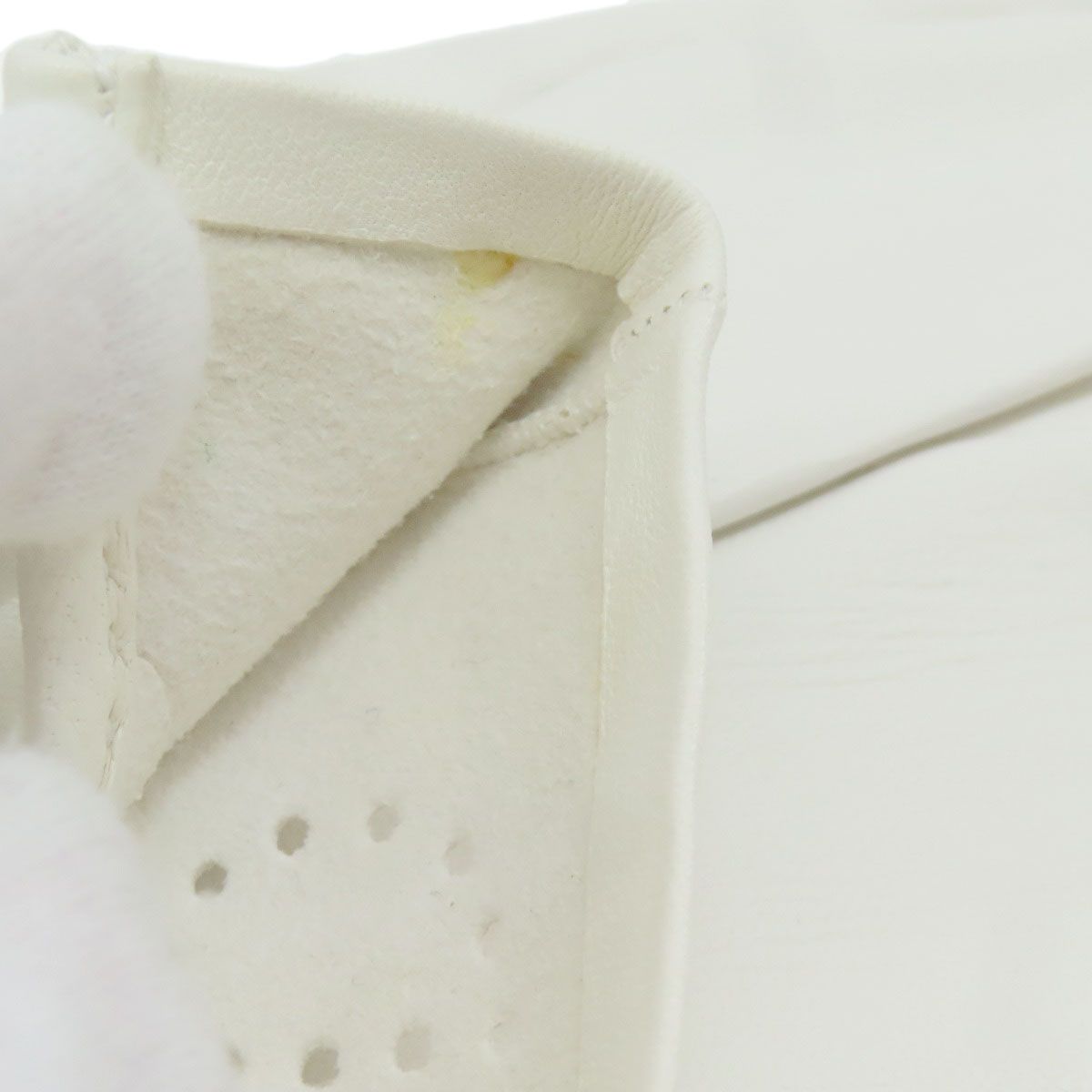Hermes Logo Leather Gloves — view 6