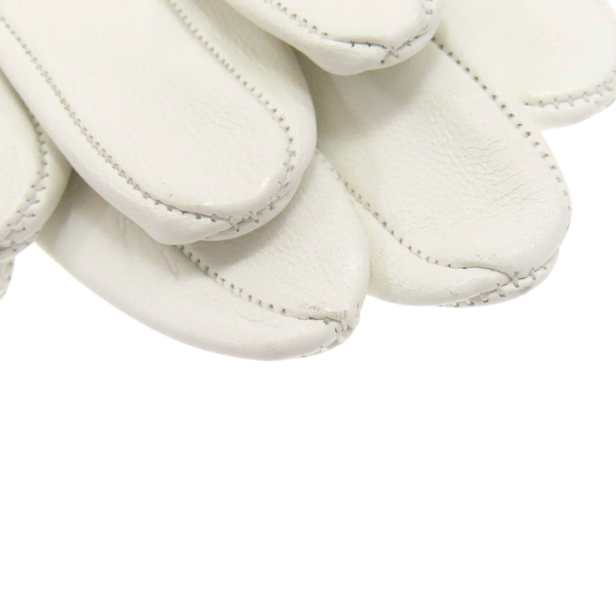 Hermes Logo Leather Gloves — view 8