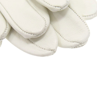 Hermes Logo Leather Gloves — view 8