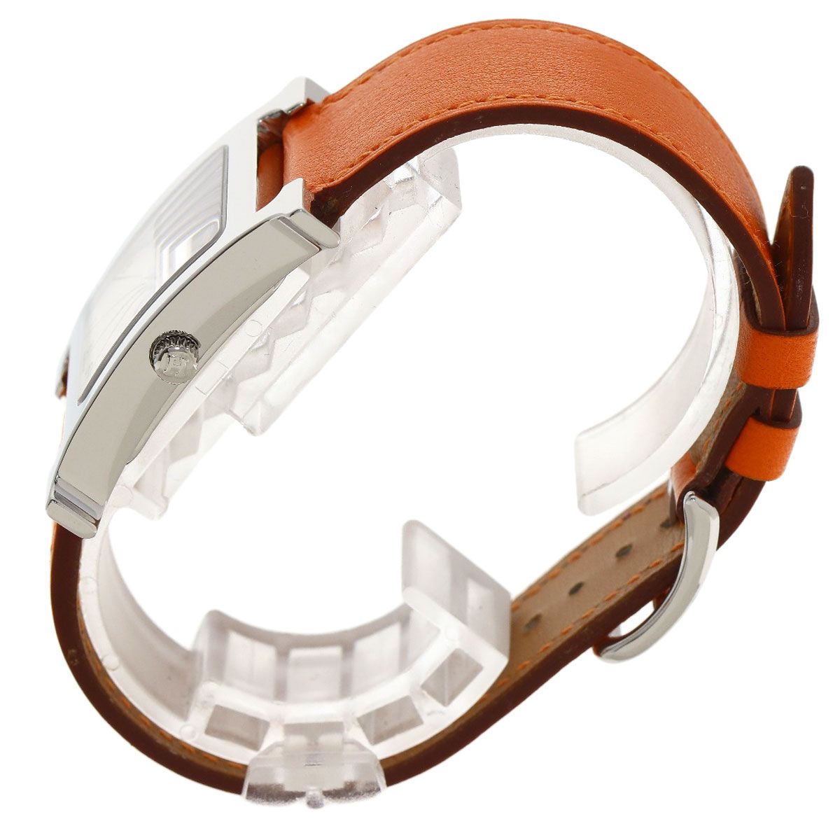 Hermes Watch SS Leather — view 2
