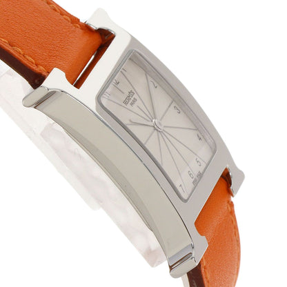 Hermes Watch SS Leather — view 6