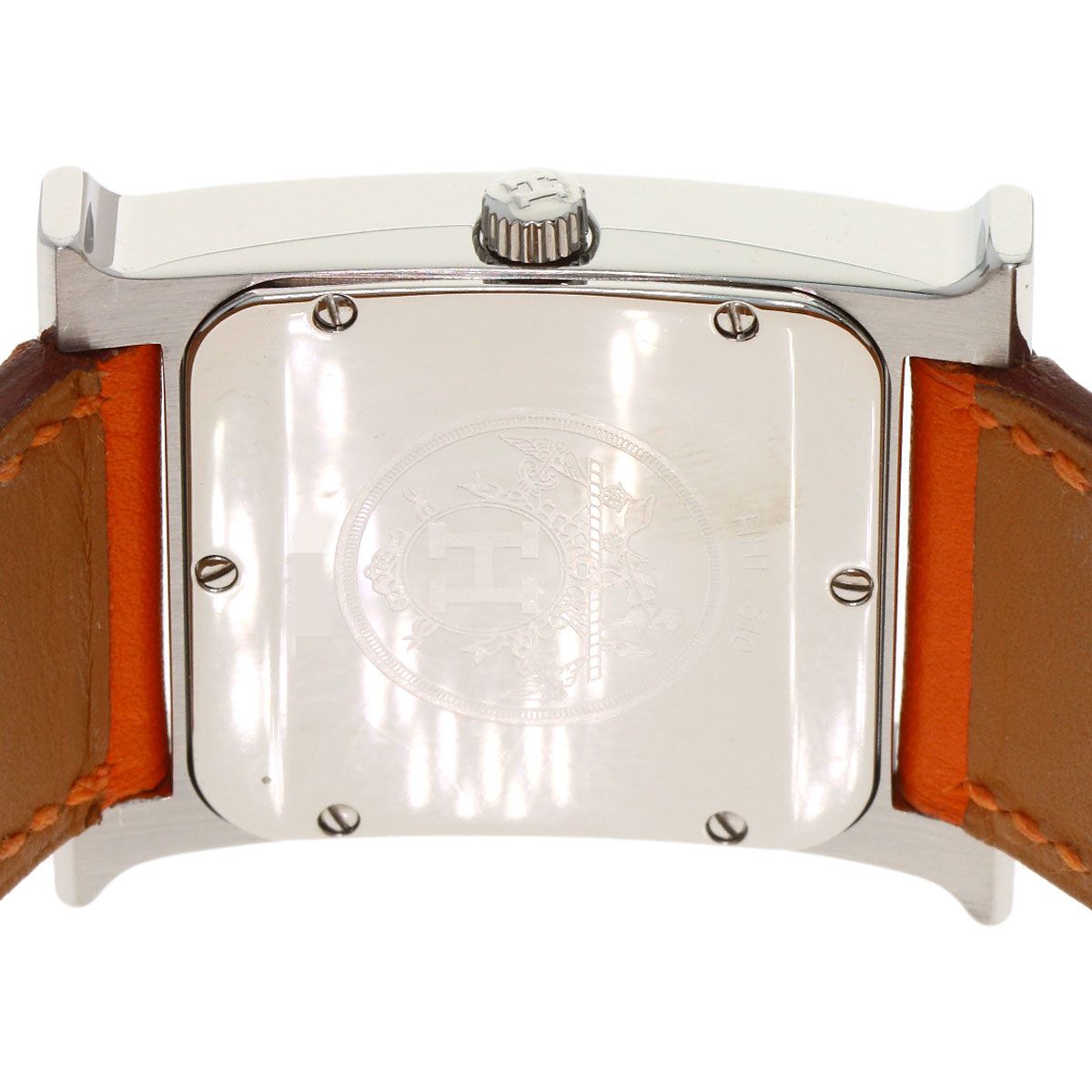 Hermes Watch SS Leather — view 7