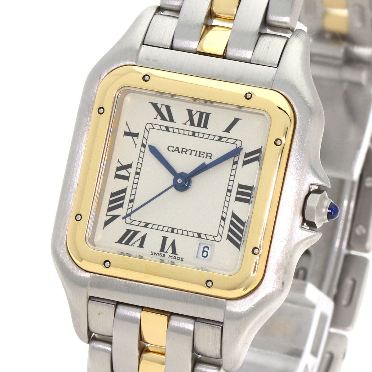 Cartier Panthère MM 1 Row Watch SS Yellow Gold Boys — view 3