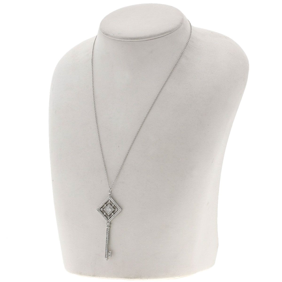 Tiffany & Co Gray Ski Diamond Necklace — view 4