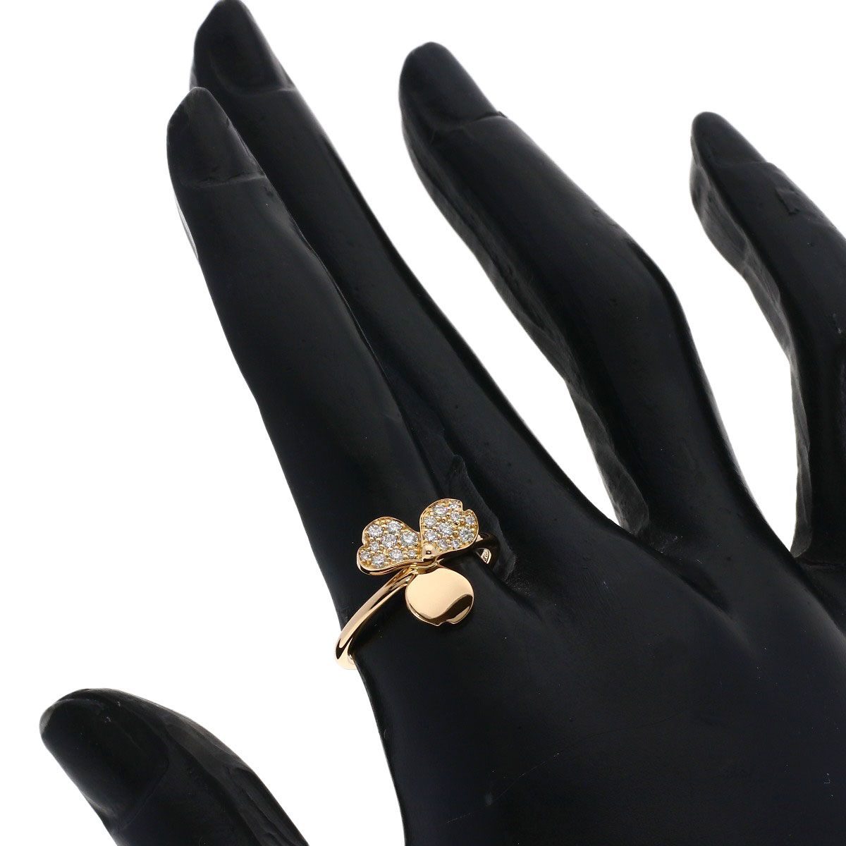 Tiffany & Co Paper Flower Diamond Ring 18K Pink Gold — view 8