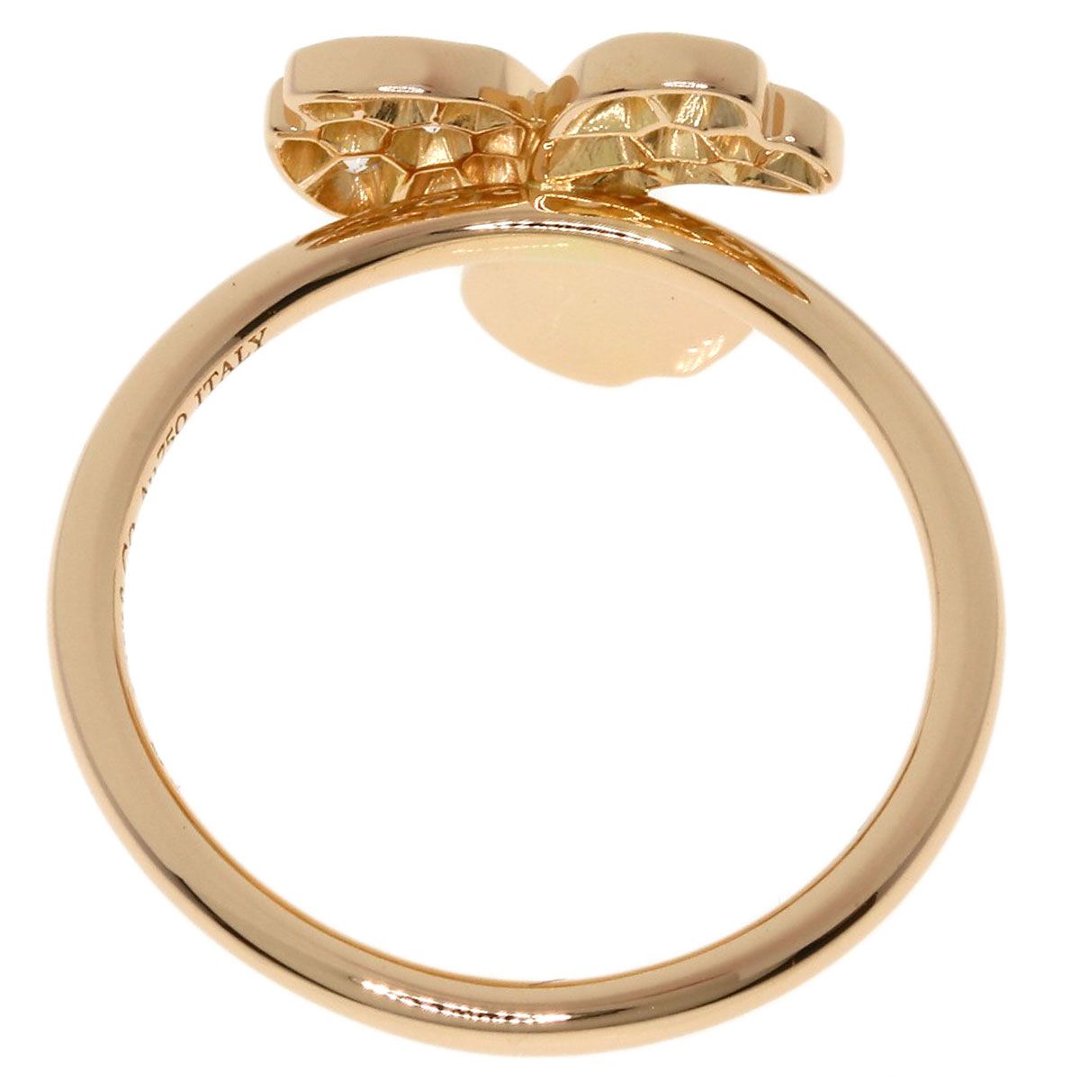 Tiffany & Co Paper Flower Diamond Ring 18K Pink Gold — view 5