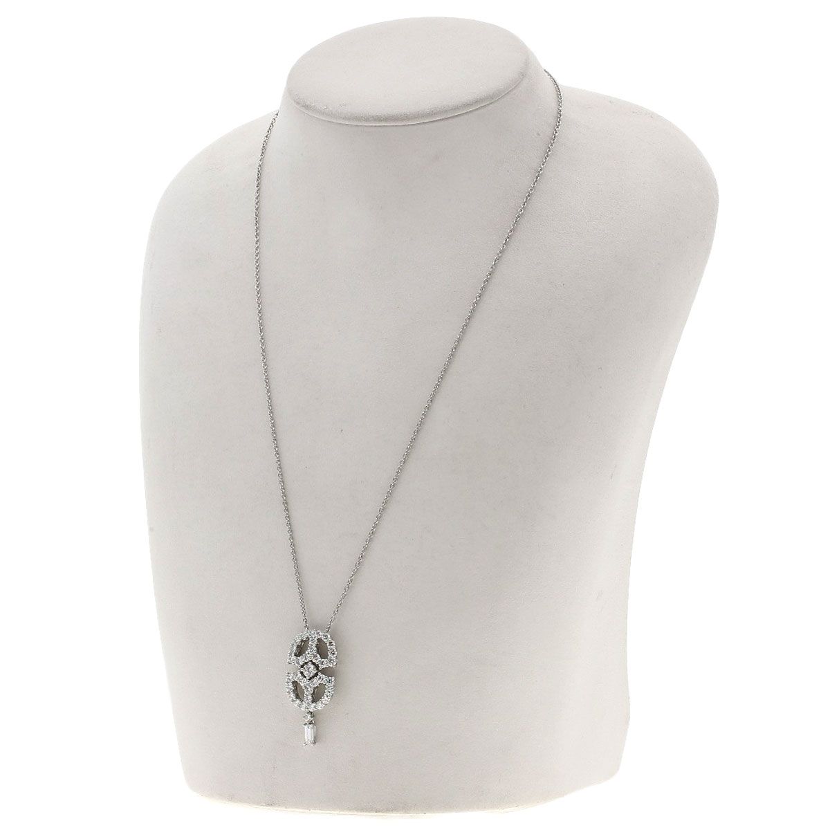 Harry Winston Art Deco Diamond Necklace — view 5