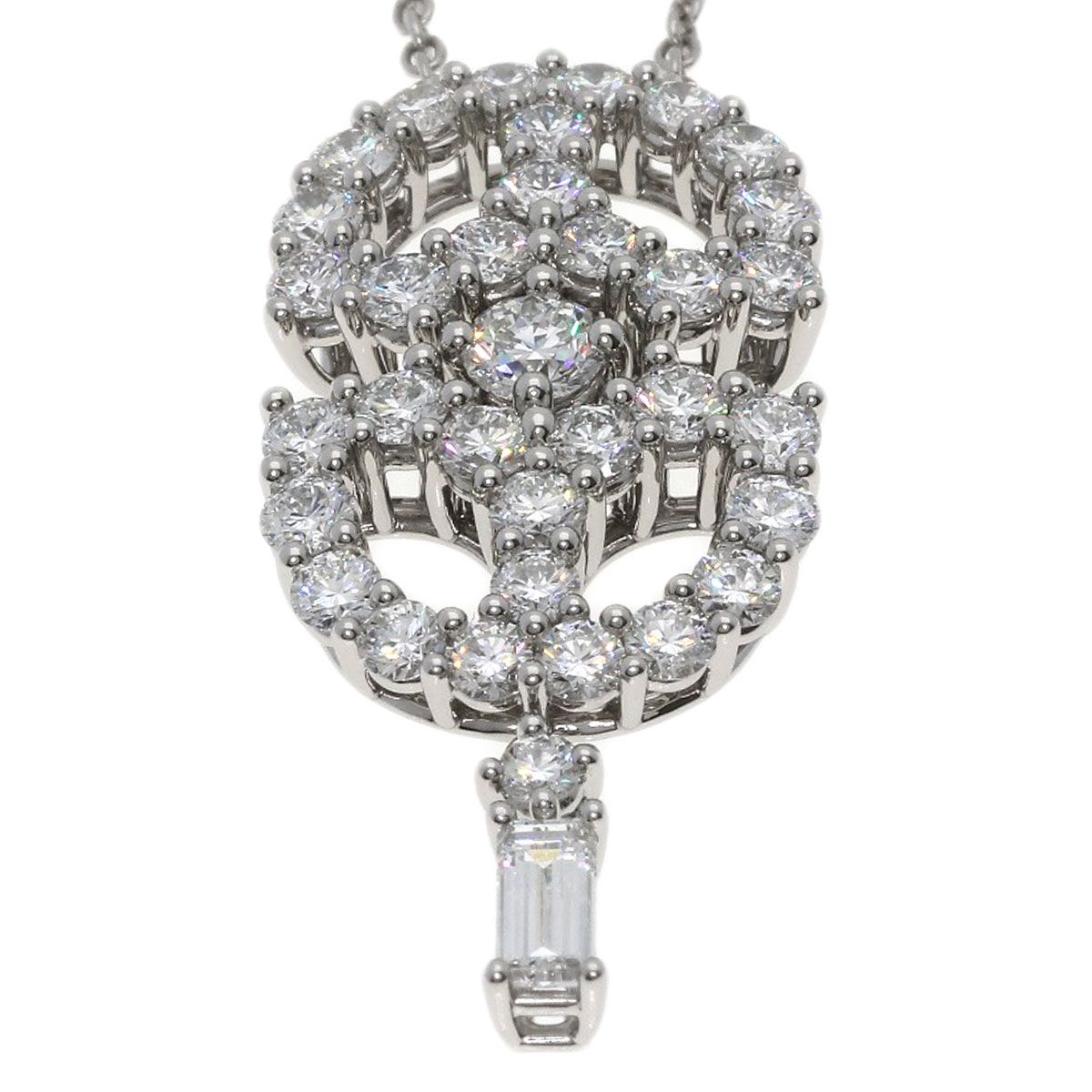Harry Winston Art Deco Diamond Necklace — view 4