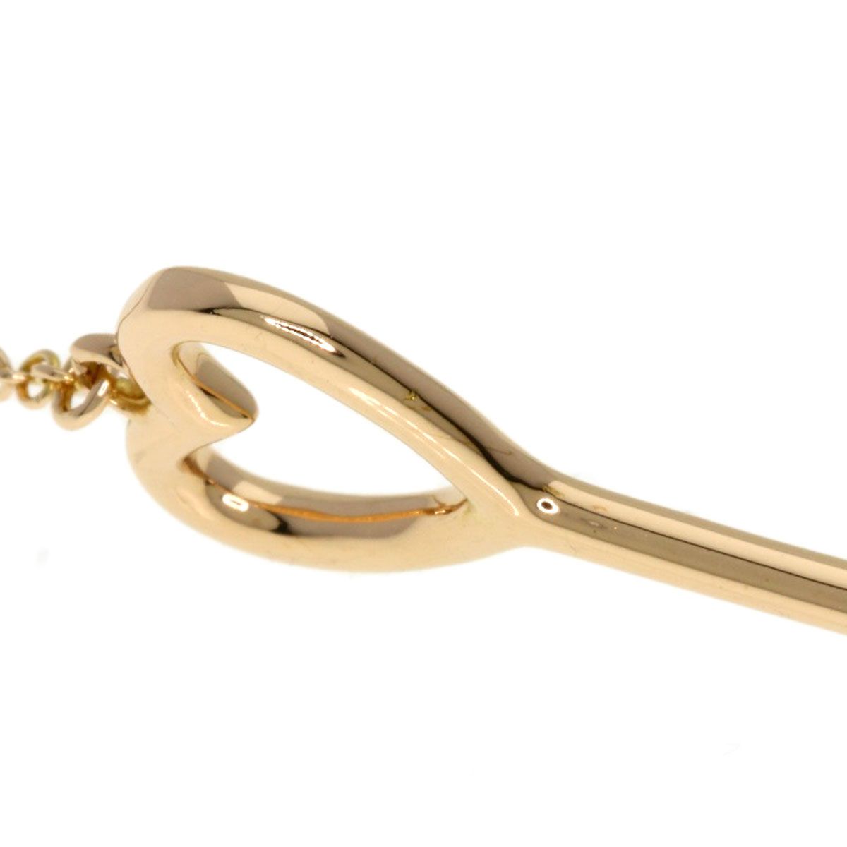 Tiffany & Co Heart Key Necklace 18K Pink Gold — view 6