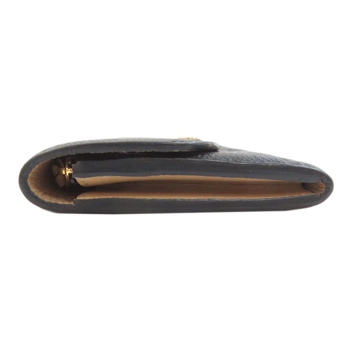 Louis Vuitton Portefeuille Emily Wallet Black Beige — view 3