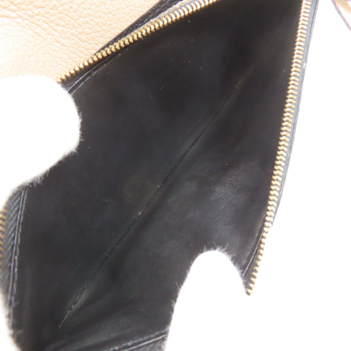 Louis Vuitton Portefeuille Emily Wallet Black Beige — view 6