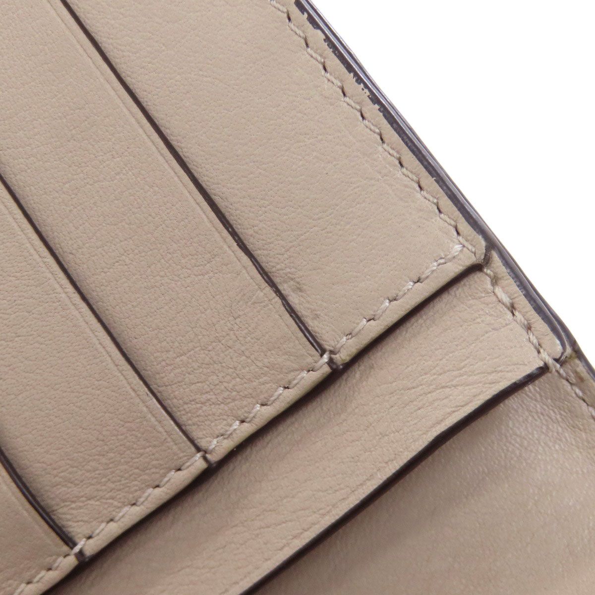 Loewe Anagram Radical Wallet Leather Gray Green — view 9