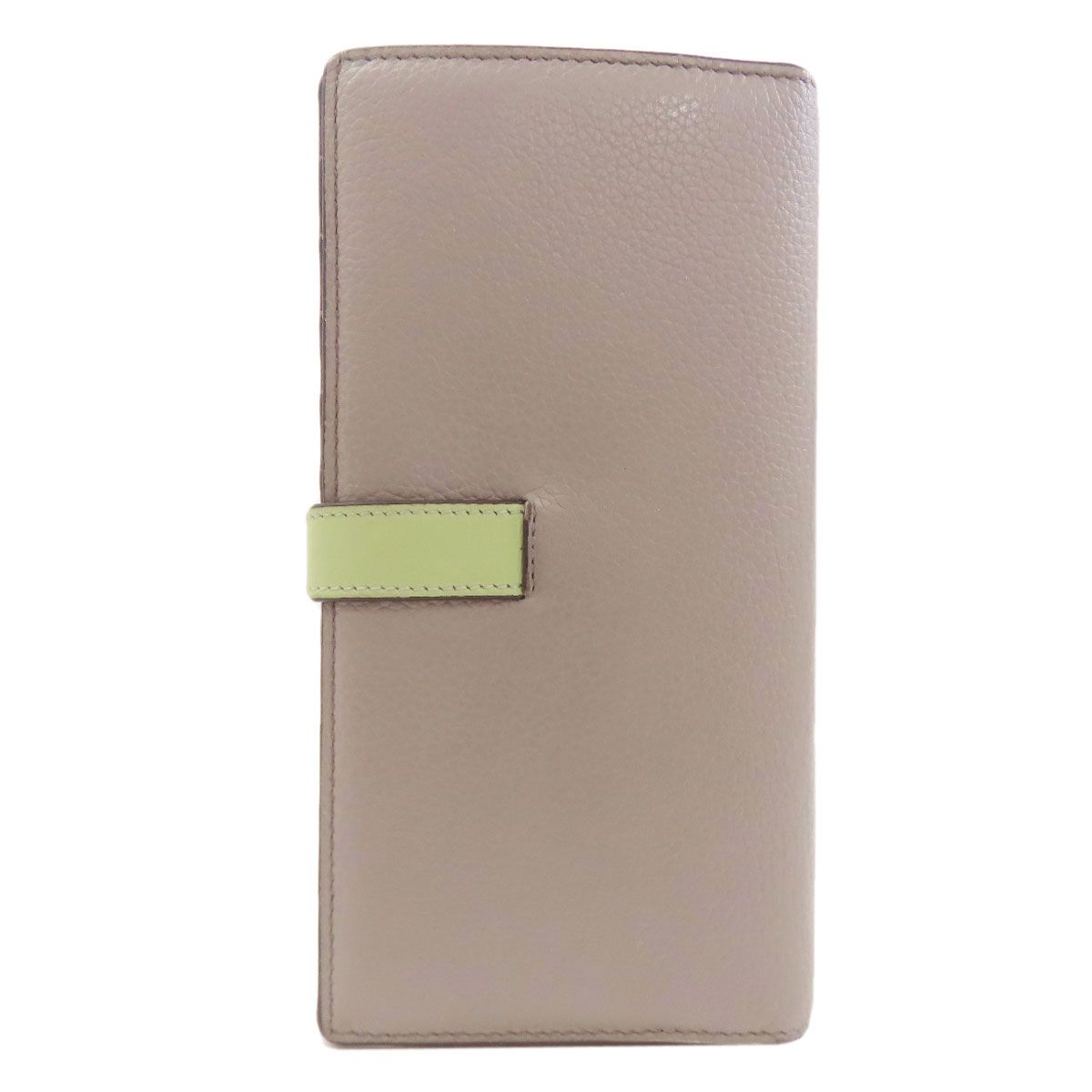 Loewe Anagram Radical Wallet Leather Gray Green — view 2