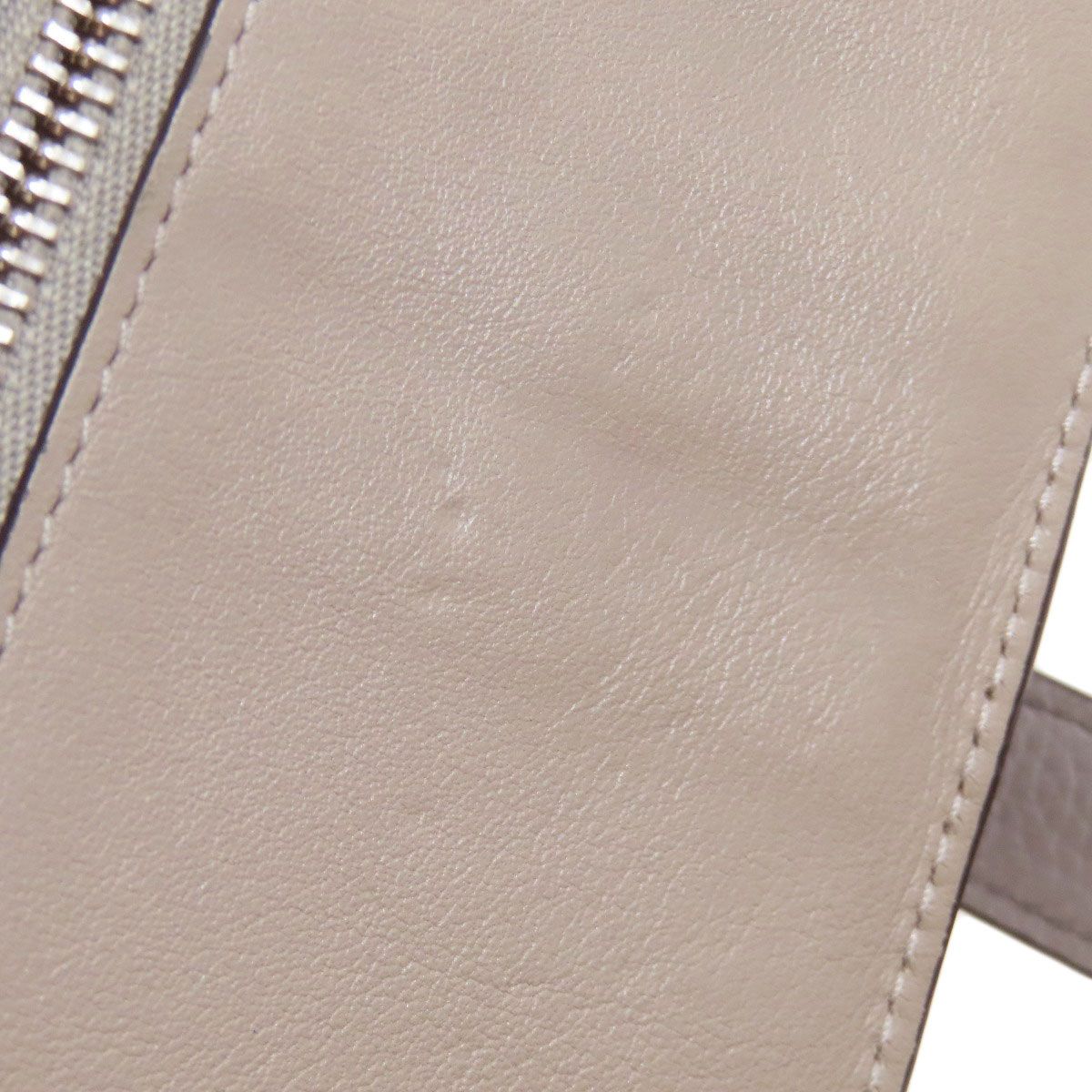 Loewe Anagram Radical Wallet Leather Gray Green — view 8