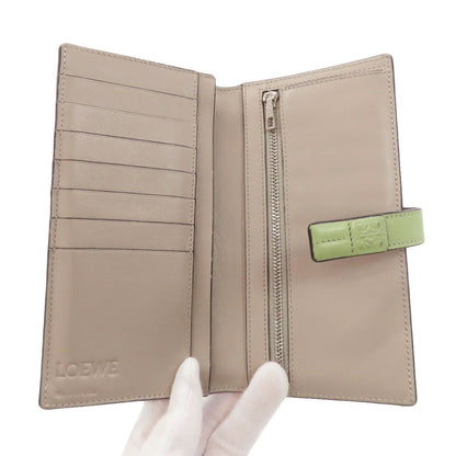 Loewe Anagram Radical Wallet Leather Gray Green — view 4