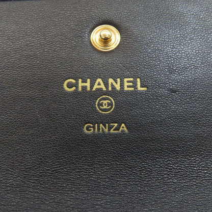 Chanel Camellia Quilted Ginza Limited Gold Wallet — view 7