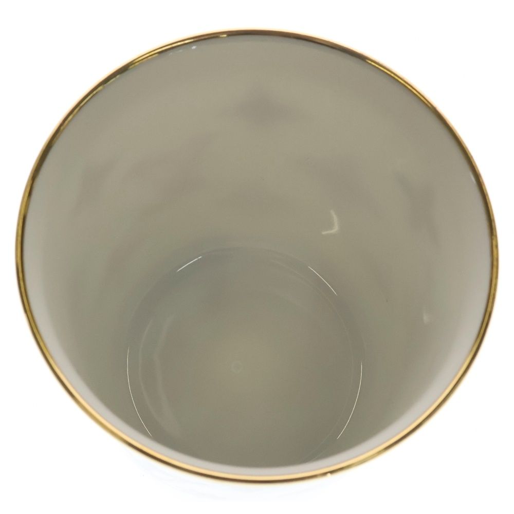 Louis Vuitton Monogram Flower Porcelain Mug Tableware White Hat — view 5