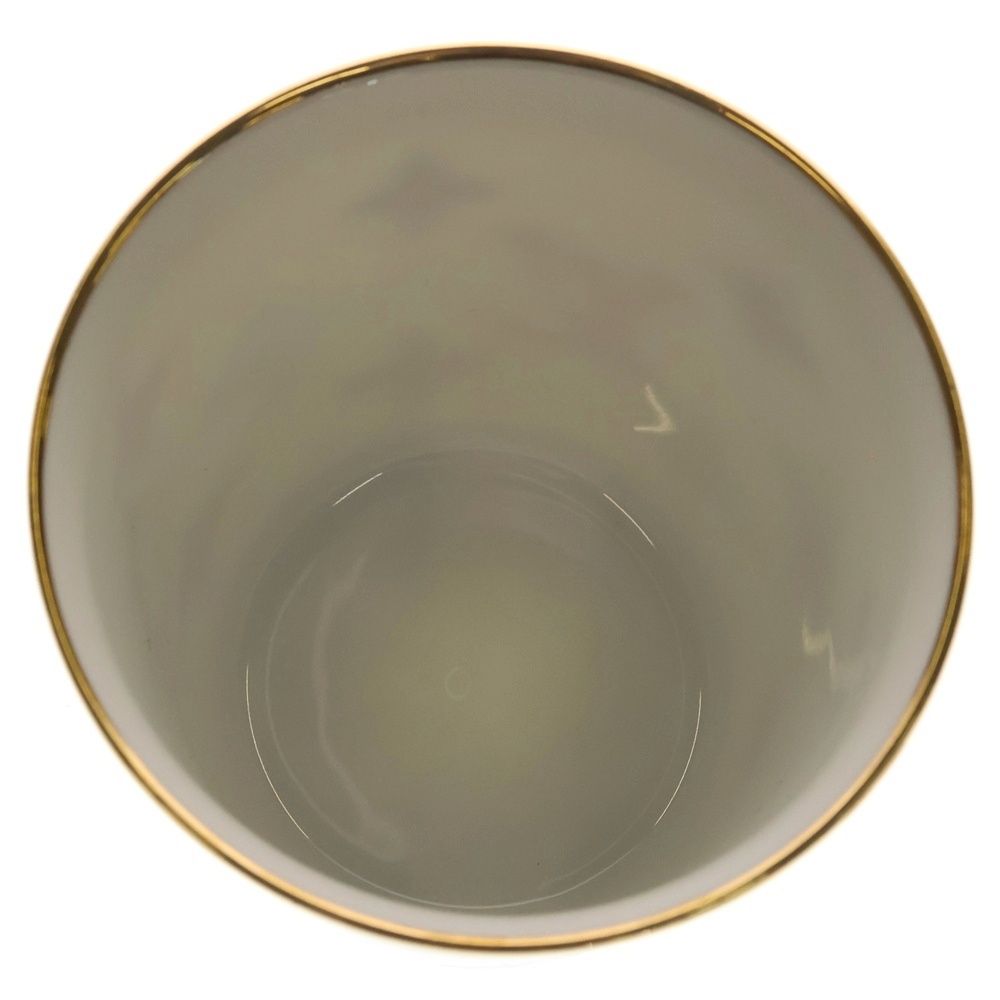 Louis Vuitton Monogram Flower Porcelain Mug Tableware White Hat — view 5