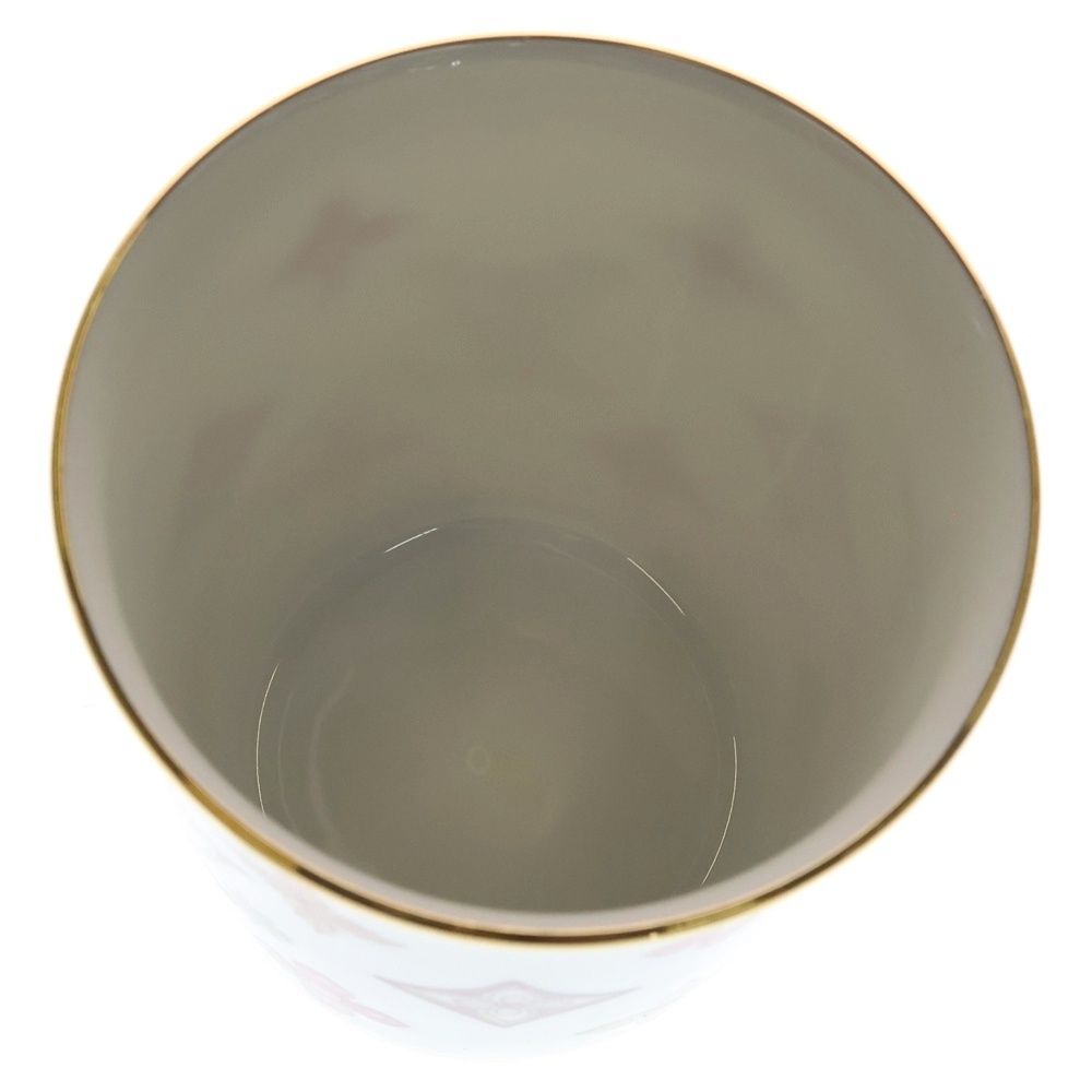 Louis Vuitton Monogram Flower Porcelain Mug Tableware White Hat — view 5