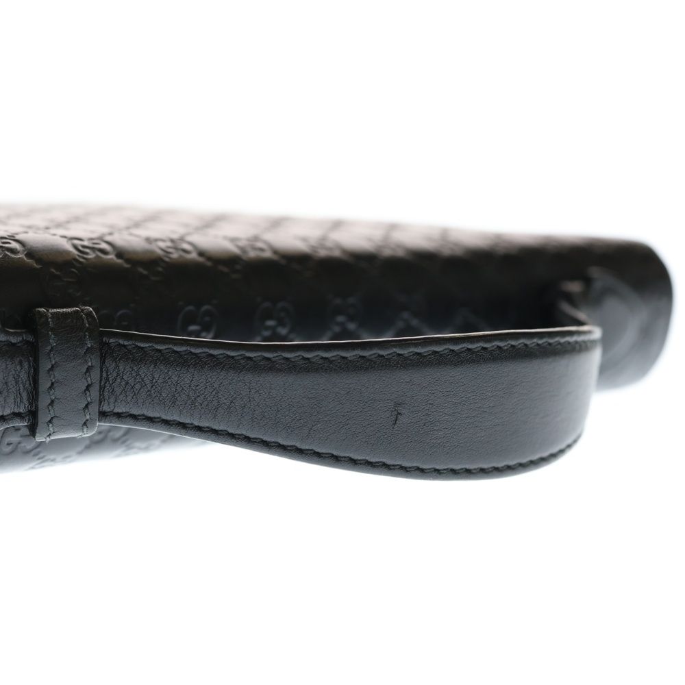 Gucci Micro Guccissima Travel Case Organizer Wallet Black — view 5