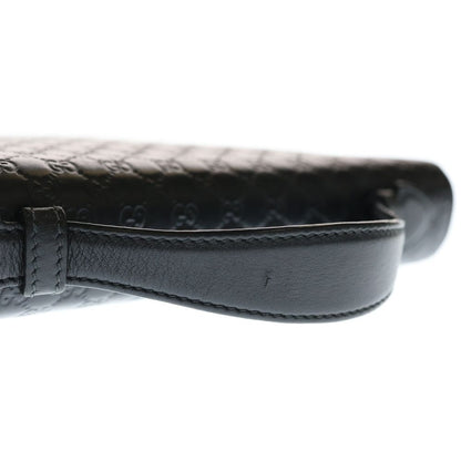 Gucci Micro Guccissima Travel Case Organizer Wallet Black — view 5