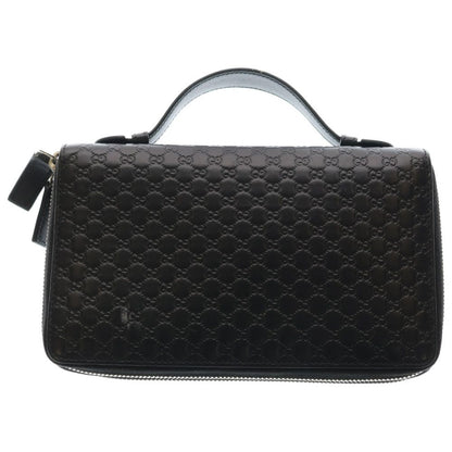Gucci Micro Guccissima Travel Case Organizer Wallet Black — view 2
