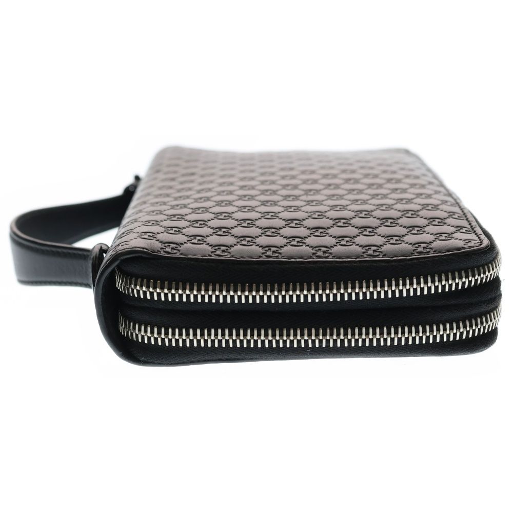 Gucci Micro Guccissima Travel Case Organizer Wallet Black — view 3