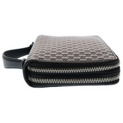 Gucci Micro Guccissima Travel Case Organizer Wallet Black — view 3