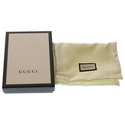 Gucci GG Blooms Flower Print Compact Wallet Beige Blue Leather — view 6