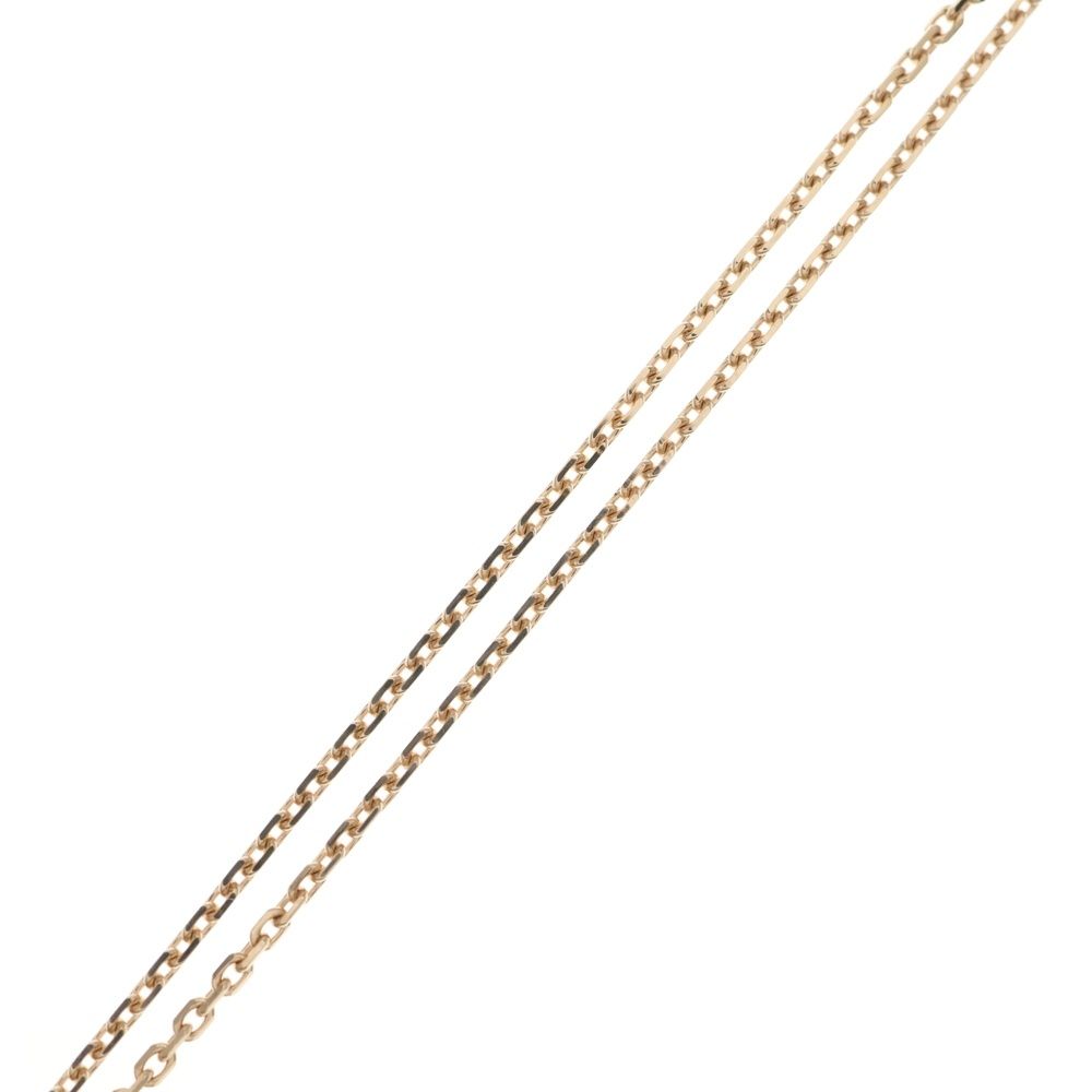 Van Cleef & Arpels Vintage Alhambra Pink Mother of Pearl Diamond Necklace — view 4