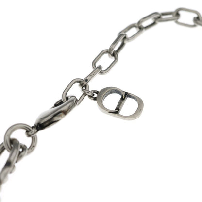 Dior Bracelet Buckle Chain Link Monogram CD Silver — view 5