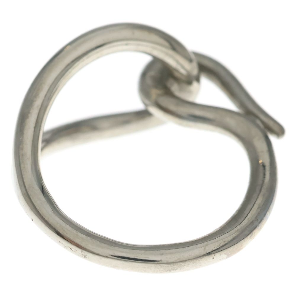 Hermes Jumbo Scarf Ring Silver — view 2