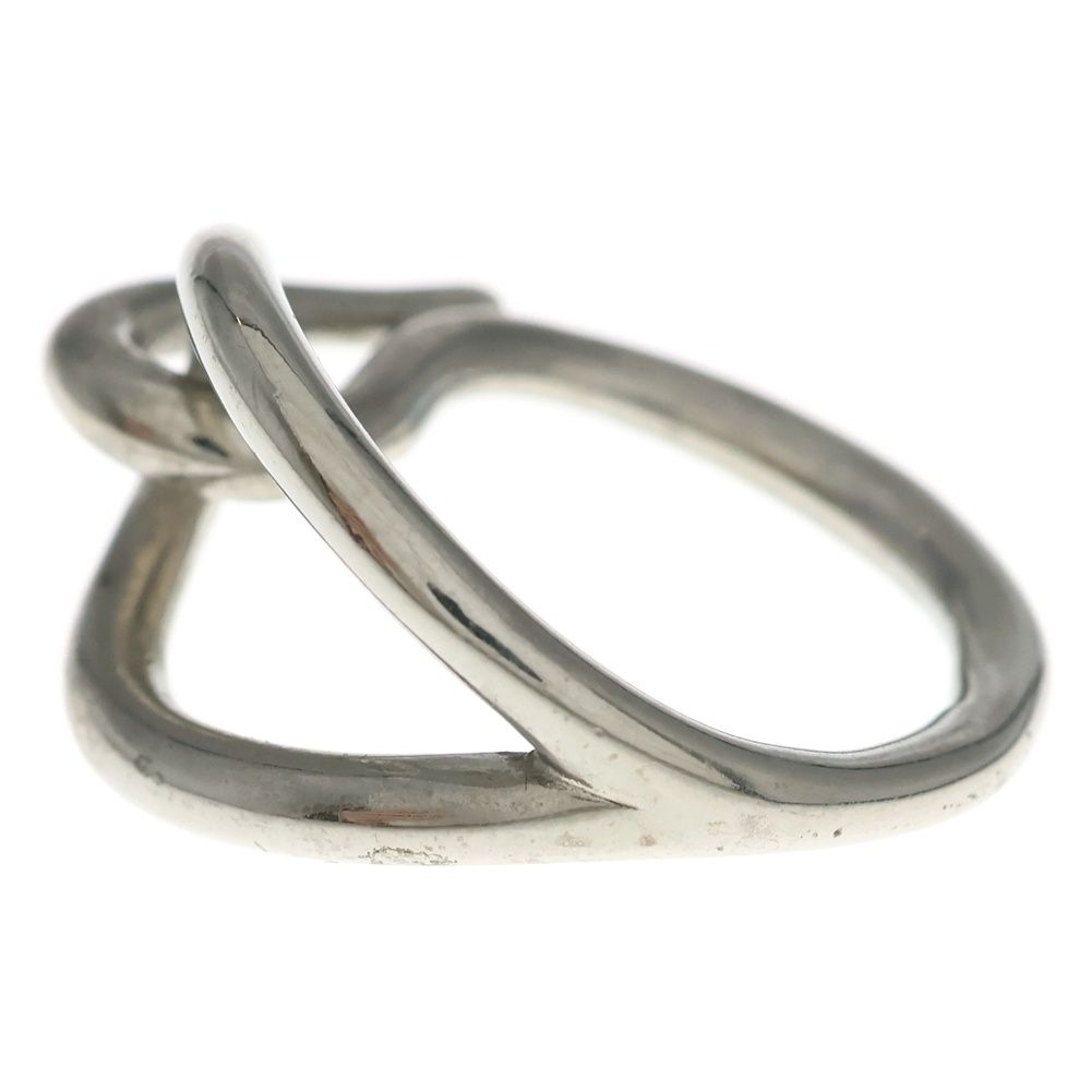 Hermes Jumbo Scarf Ring Silver — view 4