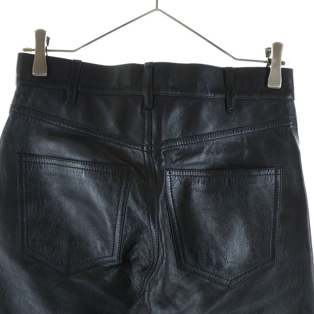 Celine Lamb Leather Pants Black — view 4