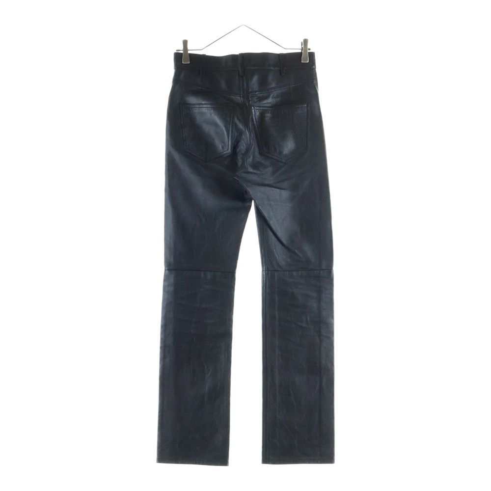 Celine Lamb Leather Pants Black — view 2