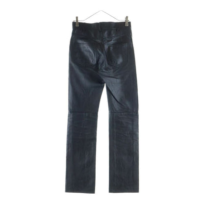 Celine Lamb Leather Pants Black — view 2