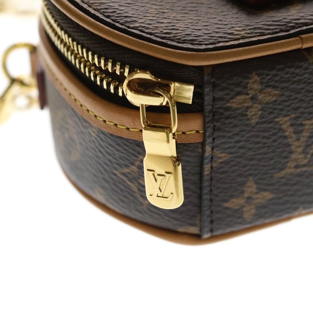 Louis Vuitton Monogram Chappo Necklace Mini Shoulder Bag Brown — view 5