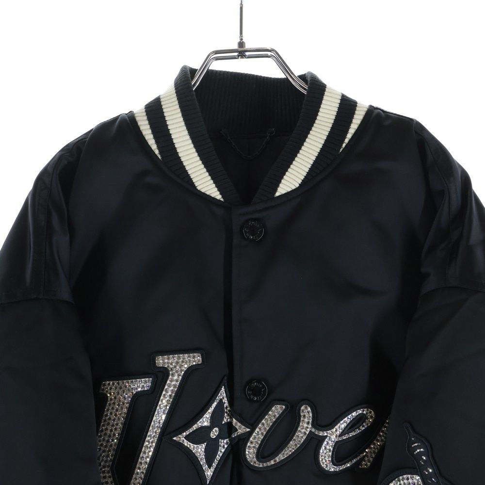 Louis Vuitton Embroidered Nylon Baseball Jacket Gpd — view 3